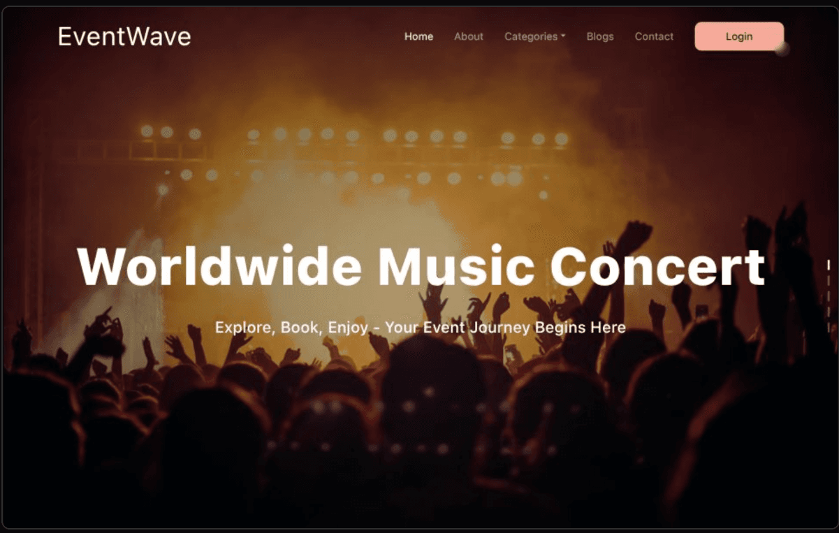 EventWave - Full Stack Event Management Platform